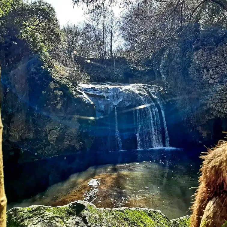 Cascata del Martelluzzo vista frontale