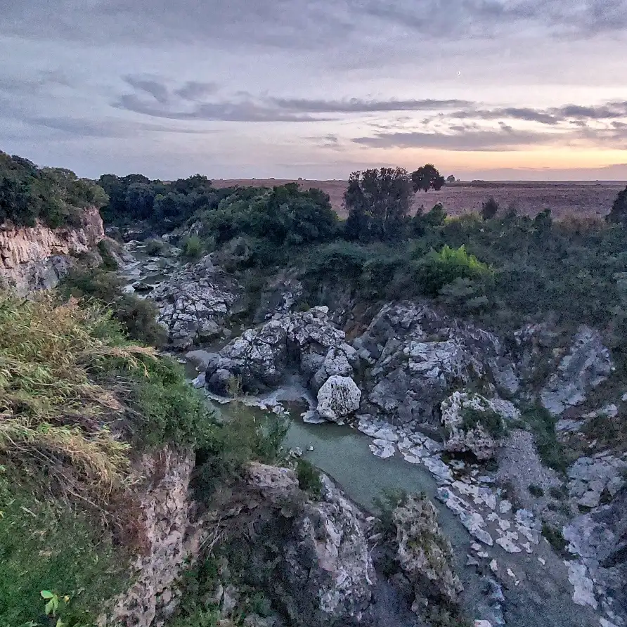 Parco archeologico naturalistico di Vulci gole del Fiora vista dal ponte dell'Abbadia