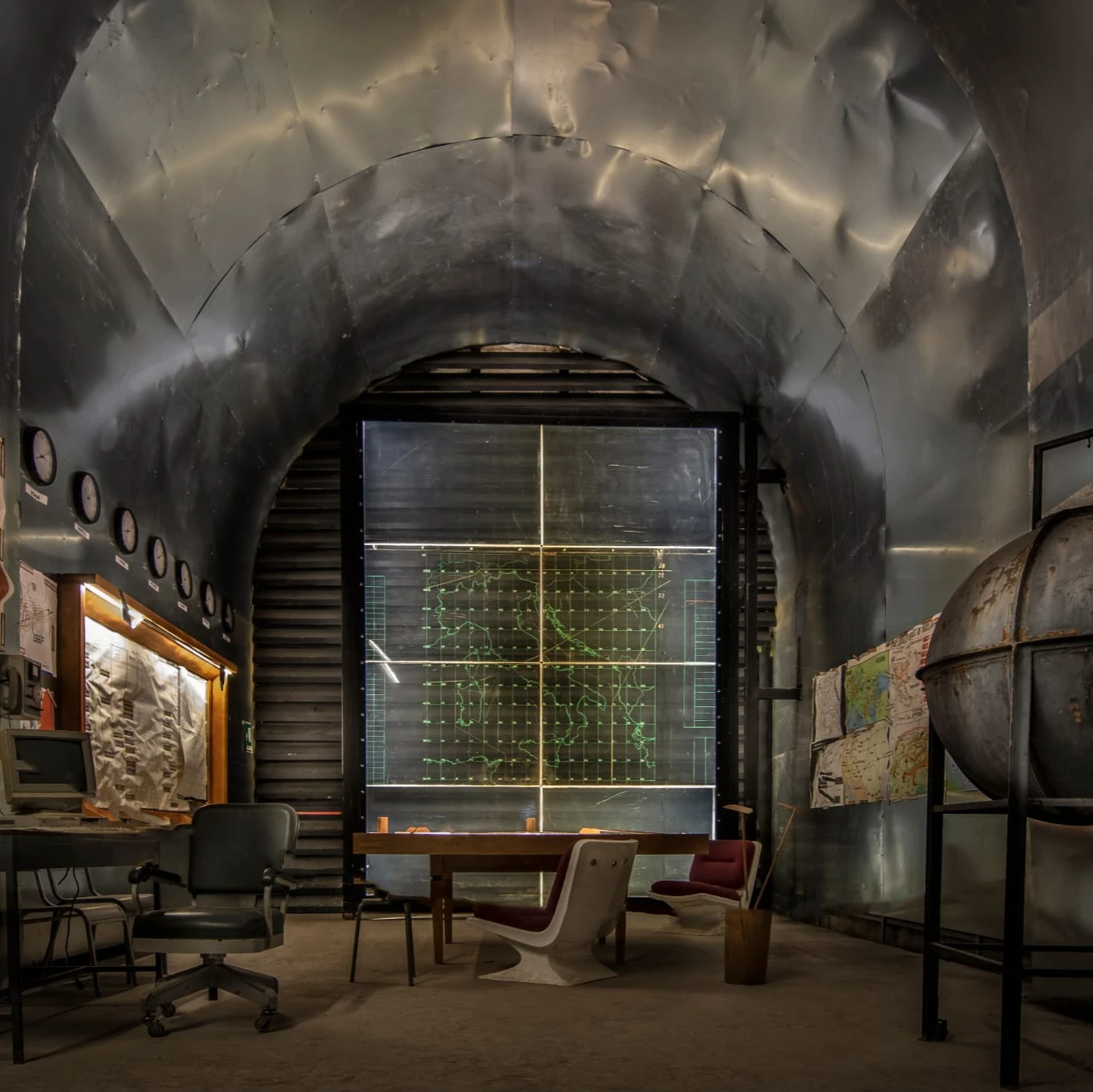 Bunker del monte Soratte veduta centrale operativa