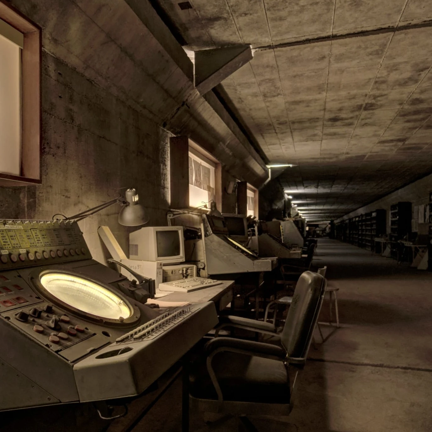 Bunker del monte Soratte veduta del bunker antiatomico